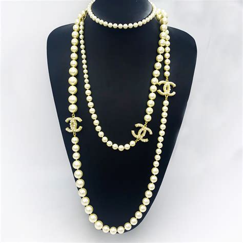 chanel necklace price list|chanel pearl necklace price list.